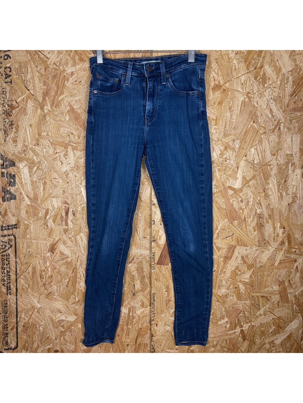 Levis 721 High Rise Skinny Womens 27 Blue Jeans